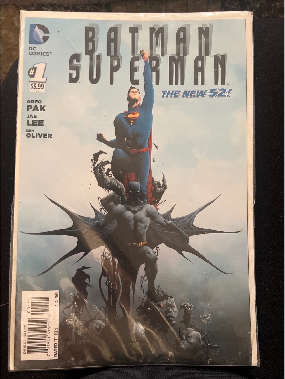 Batman Superman The New 52 #1 Comic Book August 2013